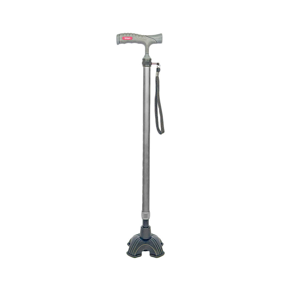 Bion Walking Stick Quadruped Tip for Elderly