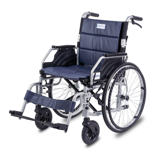 Bion iLight Wheelchair Detachable Heavy Duty with Foldable Backrest 22"